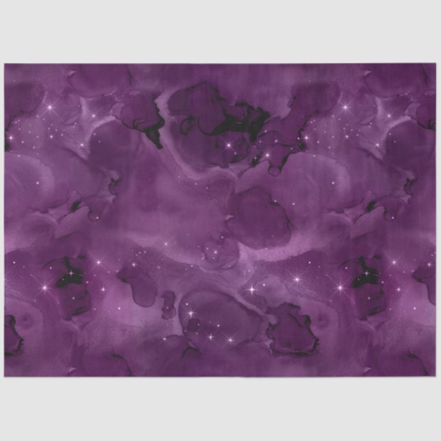 Papel De Seda Galáxia Roxa Série Design 2 (Frente )