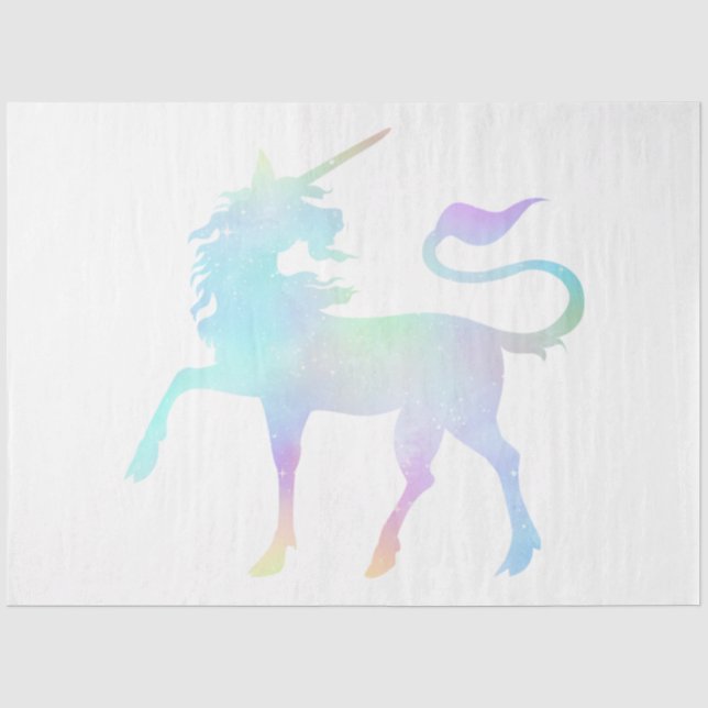 Papel De Seda Galaxy Unicorn Series Design 9 (Frente )