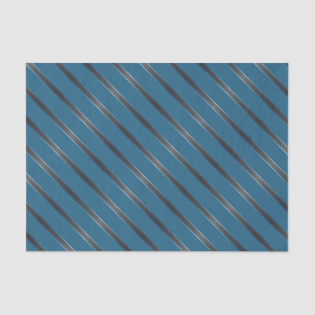 Papel De Seda Gamas de Diagonal Metálicas Finas de Carbono (Frente )