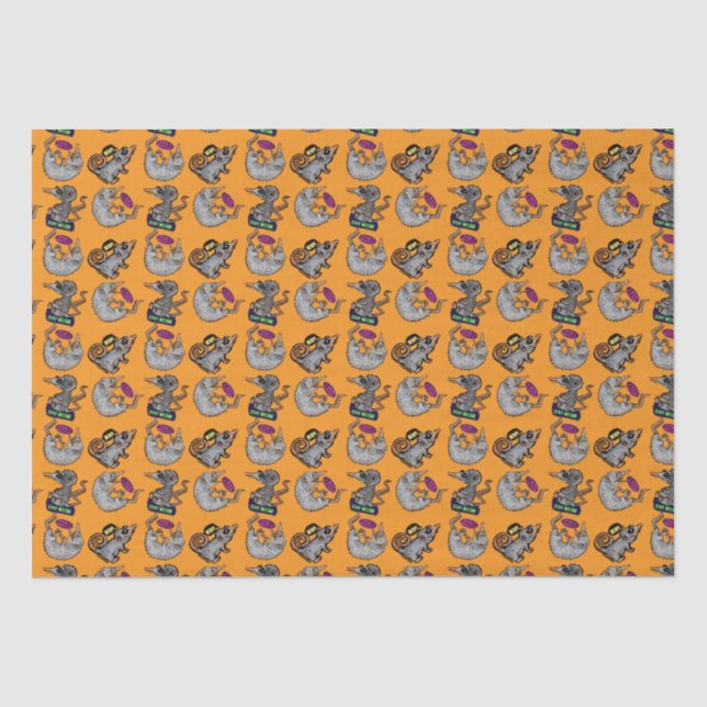 Papel De Seda gambá bobo (Frente )