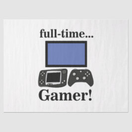 Papel De Seda Gaming Gamer Funny Birthday