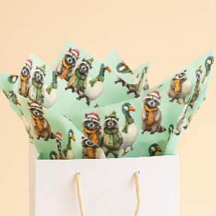 Papel De Seda Ganso Selvagem Bobo de Natal 