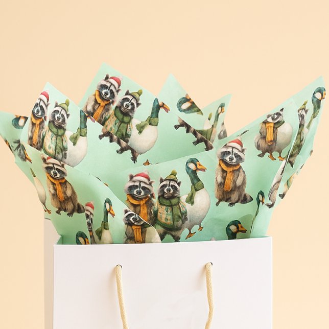 Papel De Seda Ganso Selvagem Bobo de Natal  (Criador carregado)