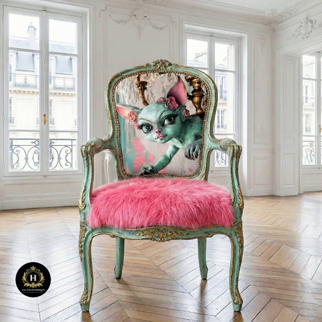 Papel De Seda Gargula de Gato Gótico Caprichosa Decoupage (Criador carregado)