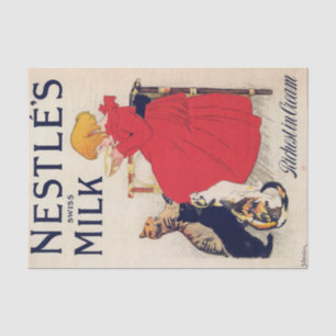 Papel De Seda Garota com Gatos, Poster vintage, Alexandre Steinl