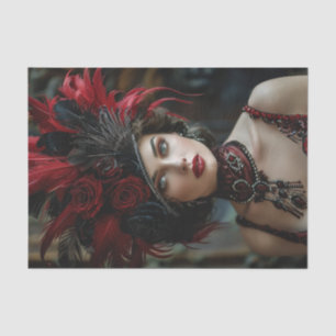 Papel De Seda Garota Flapper 1920