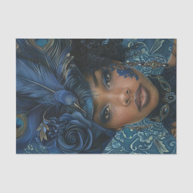 Papel De Seda Garota Flapper de 19206 (Frente )