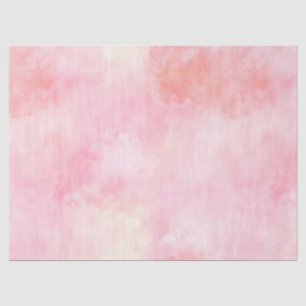 Papel De Seda Garota Pinta Rosa Tinado