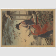 Garota tradicional do Japão com livro