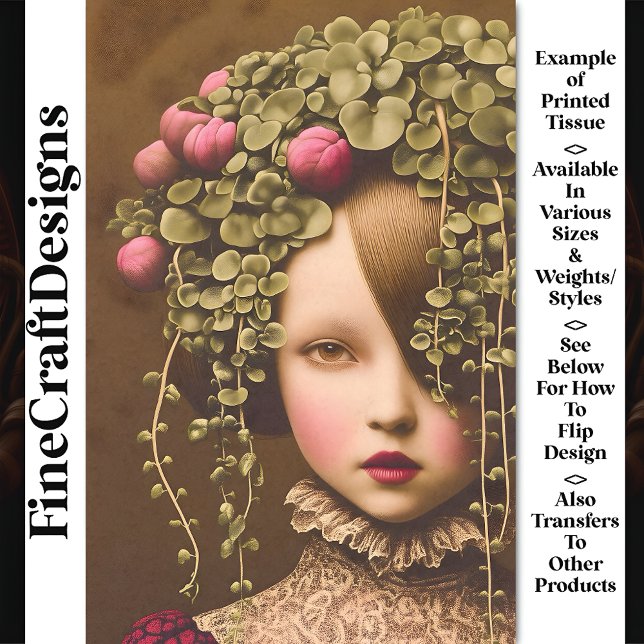 Papel De Seda Garota Vitoriana, Pink Bus Verdes Vine BF2 Decoupa (Criador carregado)