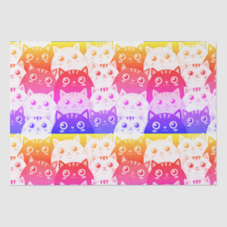 Papel De Seda Gatinho Kaleidoscópio