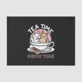 Papel De Seda Gatinhos cortantes em uma taça - Adorável Hora do 