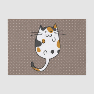 Papel De Seda Gato bonito