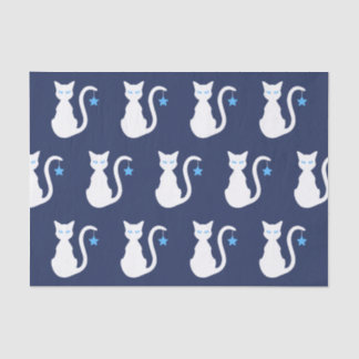 Papel de Seda Gato Branco