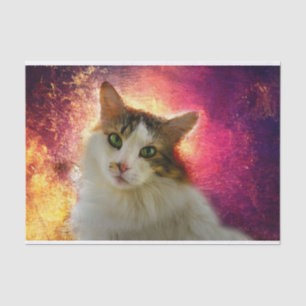 Papel De Seda Gato de Calico Cento Adorável