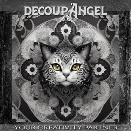 Papel De Seda Gato no Estilo de Tatuagem - Dissociação