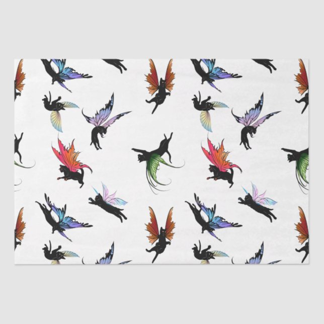 Papel De Seda Gatos Cósmicos (Frente )