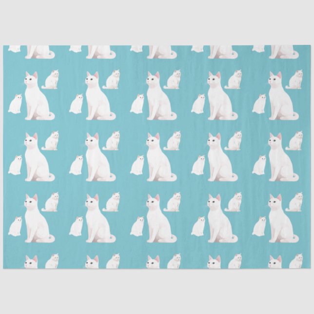 Papel De Seda Gatos Discretos (Frente )