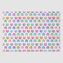 Papel De Seda Gemstone Colorful Divertimento Girly Gemstone Coca