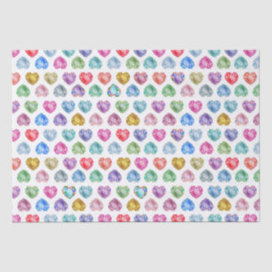 Papel De Seda Gemstone Colorful Divertimento Girly Gemstone Coca