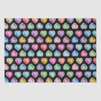 Papel De Seda Gemstone Colorful Divertimento Girly Gemstone Coca