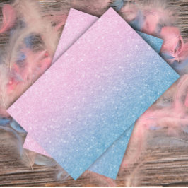 Papel De Seda Gênero Revela Luminária Azul Cor-de-Rosa