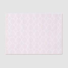 Papel De Seda Geometric Ogee Lattice Soft Pink