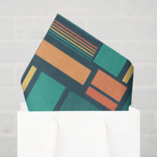 Papel De Seda Geométrico Moderno