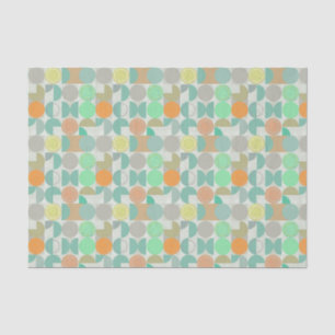 Papel De Seda Geométrico multicolorido