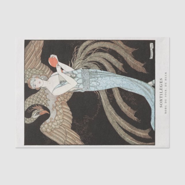 Papel De Seda George Barbier, Art Deco (Frente )