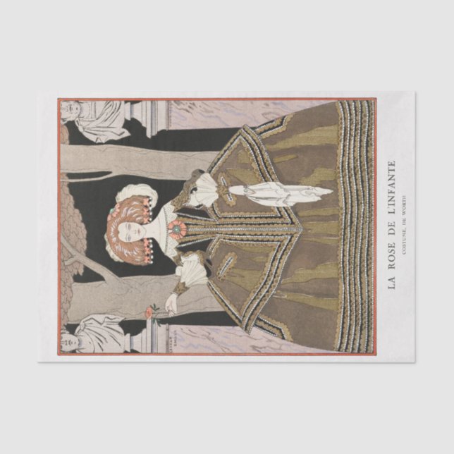 Papel De Seda George Barbier, Art Deco (Frente )