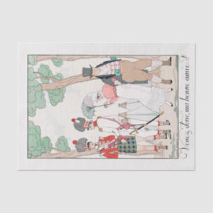 Papel De Seda George Barbier, Art Deco Tissue Paper