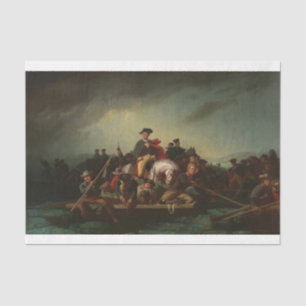 Papel De Seda George Washington atravessando o rio Delaware