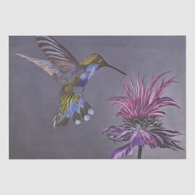 Papel De Seda Geschenkpapier Kolibri (Frente )