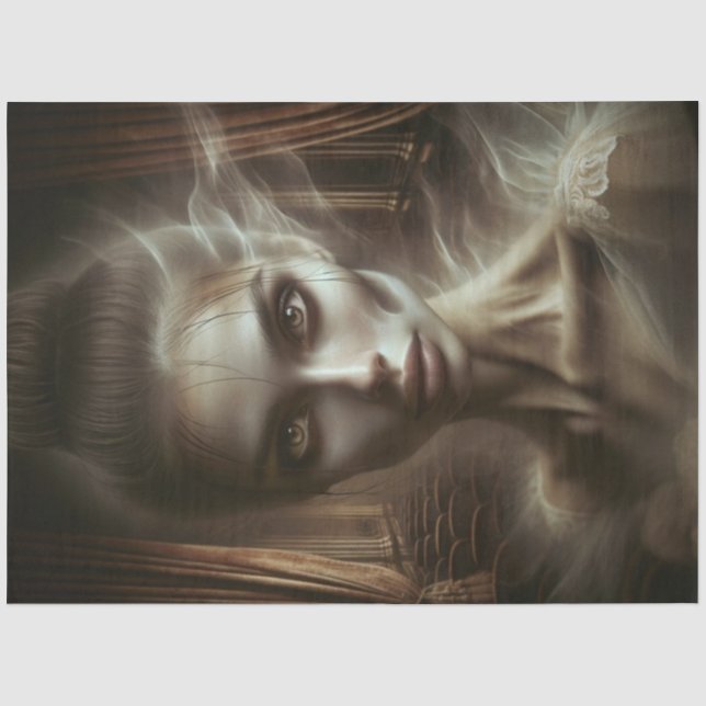 Papel De Seda Ghost Ballerina Hauning Decoupage Paper (Frente )