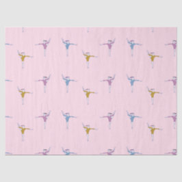 Papel De Seda ginastas a rosa