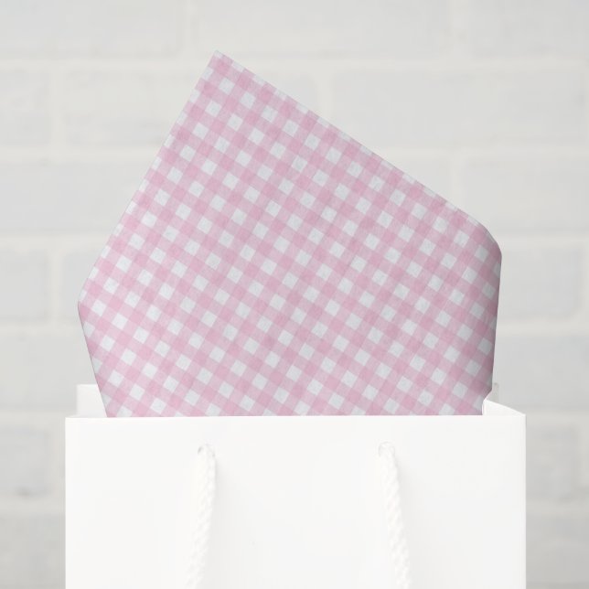Papel De Seda Ginga Rosa e Branca (Sacola de presentes)