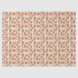Papel De Seda Gingerbread Joy