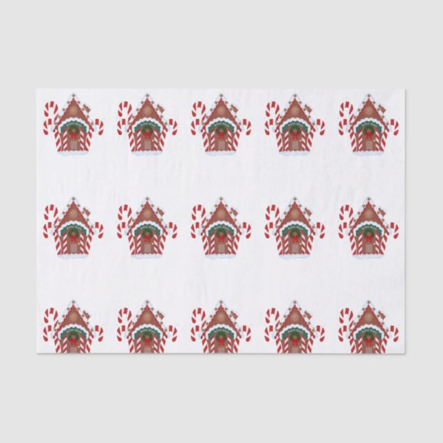 Papel De Seda Gingercake House (Frente )