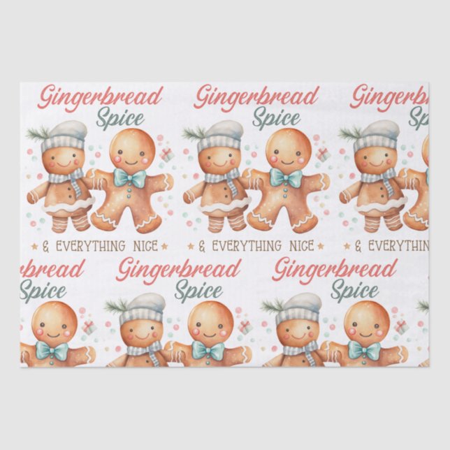Papel De Seda Gingerpão especiarias e tudo mais legal (Frente )