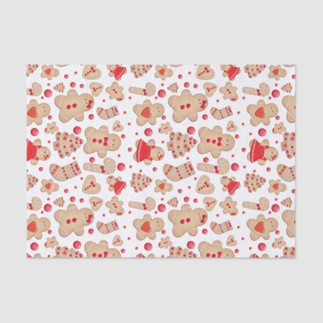 Papel De Seda Gingerpão Homem cozido Biscoitos Whimsical Russos (Frente )