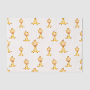 Papel De Seda Girafa de bebê bonita