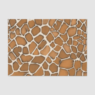 Papel De Seda Girafa Pele com Pele Padrão Impressão