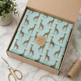Papel De Seda Girafas Lindas