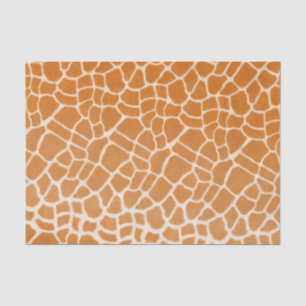 Papel De Seda Giraffe Furtado Detectado Impressão Realista De An