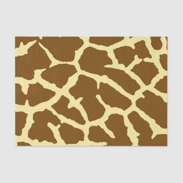 Papel De Seda Giraffe Impressão (Frente )