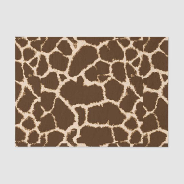 Papel De Seda Giraffe Impressão (Frente )
