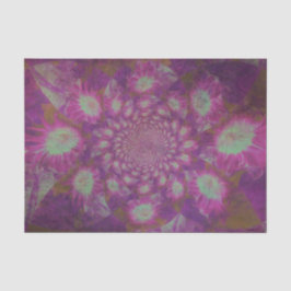 Papel De Seda Girasóis Decoupage Arte Abstrata Pastel Roxo