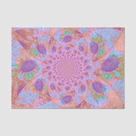 Papel De Seda Girasol Roxo Rosa Pastel Abstrato Decoupage