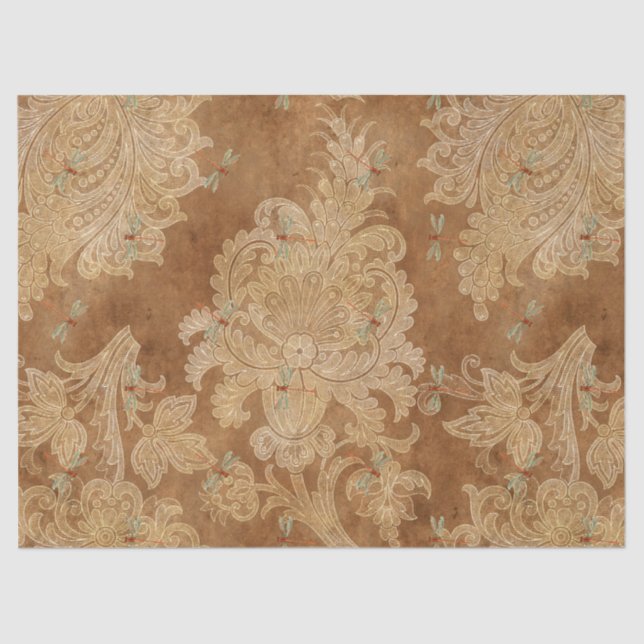 Papel De Seda Girassóis e Dragões Série Design 15 (Frente )